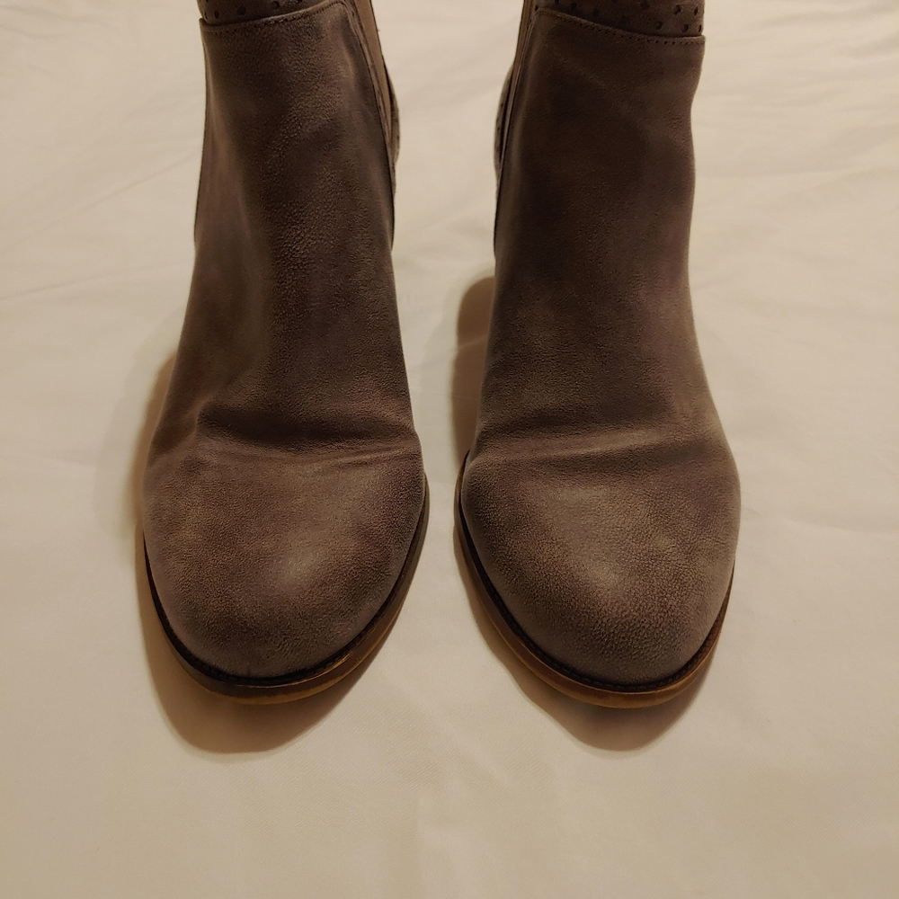 Suede ankle boots